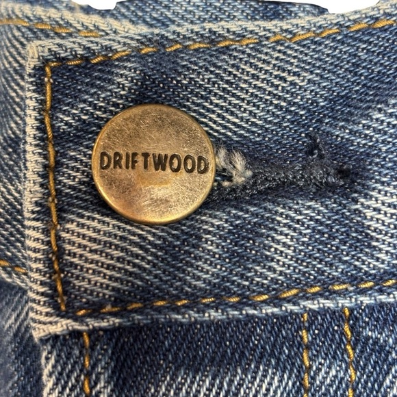 Driftwood | Goldie Embroidered Denim Shorts | Size 26 (29” Waist) - Picture 3 of 6